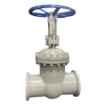 Butt welding gate valve